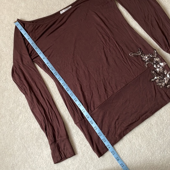 Y2K Beautiful boho off the shoulder knit - Picture 6 of 9